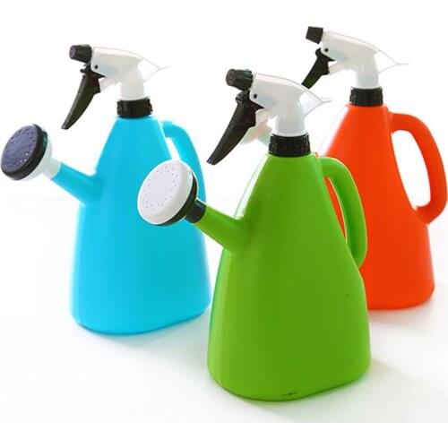 Water Cans Garden Tools Hand Pressure Sprayer Dual Use Manual Trigger Atomiser Flower Nebulizer Plant Watering Jardin Sprinkler
