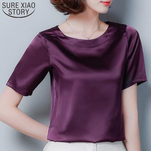 Plus Size Tops Womens Tops and Blouses Womens Clothing Womens Summer Blouses Short Sleeve Chiffon Blouse Women Shirts 3743 50