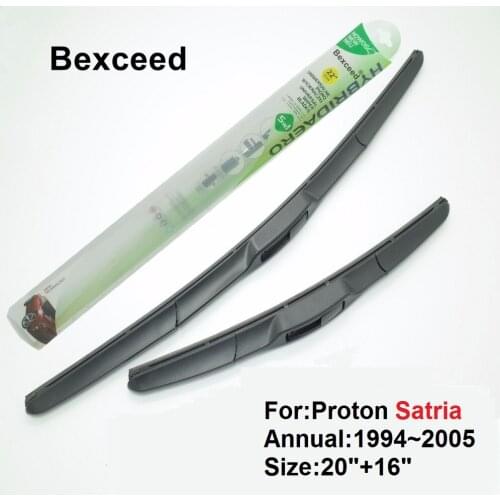 20"+16" Bexceed of Car Windshield Hybrid wiper blade for Proton Satria 1994~2005