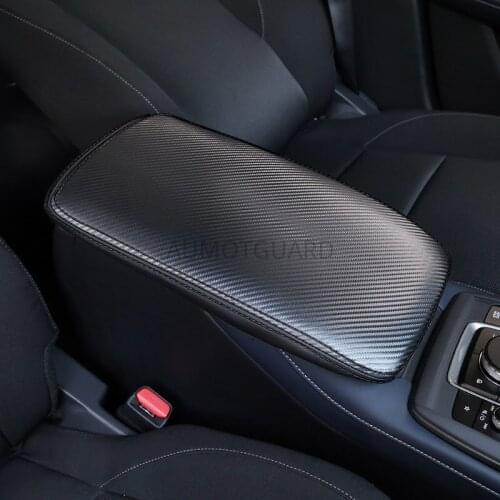 Car Leather Armrest Pad Center Console Arm Rest Seat Box Pad Armrest Seat Protective Pad For Mazda CX30 CX-30 2020 2021