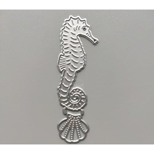 2021 Hippocampus Metal Cutting Dies DIY Scrapbooking Paper Photo Album Crafts Mould Cards Embossing Mold Stencils for Decor