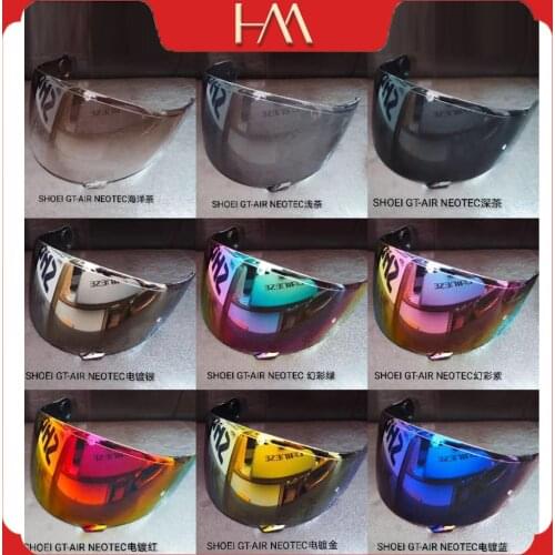 Motorcycle Full Face Helmet Visor Lens Plating lens Case for Shoei GT-Air gt air2 Neotec CNS-1 CNS1 TC- 5