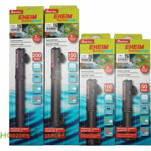 1 piece EHEIM aquarium heating rods thermostat stick temperature explosion-proof fish tank heater 50W 100W 150W 200W