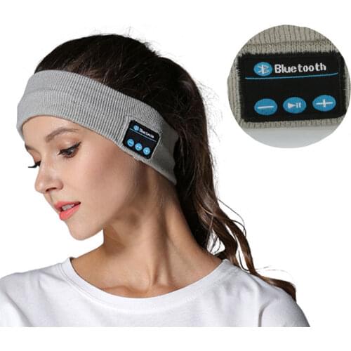 New Arrival Bluetooth Music Headband Wireless Stereo Sport Headset Running Yoga Headband