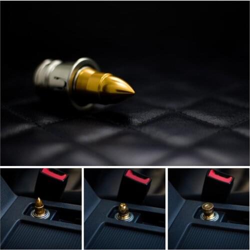 Limited edition Aluminum Bullet style Car Cigarette lighter For MAZDA 2 3 5 6 RX8 RX7 MX5 MX-3 MIATA MAZDASPEED