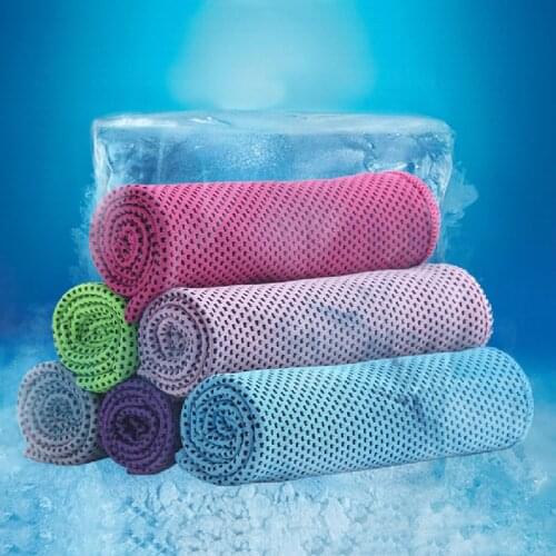 Cooling Towel Sports Ice Towels, Large Size 30cm x 90cm for Sports Pilates Travel Camping Cooling Neck Headband Bandana Scarf