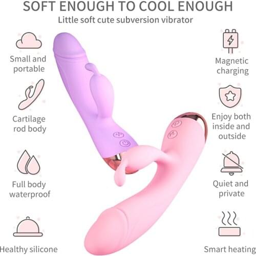 Sex Toys for Woman Intelligent Heating Silicone Waterproof Vibrator G Spot Masturbator Vagina Clitoris Stimulator Massager