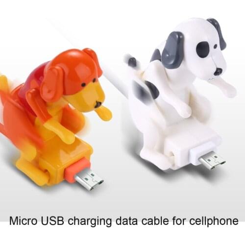 Universal 1m USB to Micro USB Data Cable Swing Humping Spot Dog Charge Cable Line Cord for Cellphone Mobile Phone Tablet