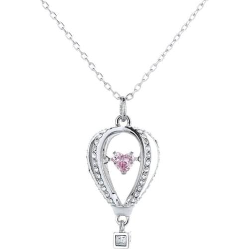 HOT-AIR BALLON NECKLACE HEART BALLOON FOR WOMEN BIRTHDAY GIFT