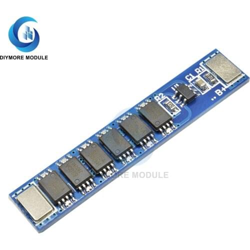 BMS 1S 3.7V 5A/10A/15A 3MOS/4MOS/6MOS 18650 Lithium Battery Charge Protection Board For Power Bank Cells Pack Charging