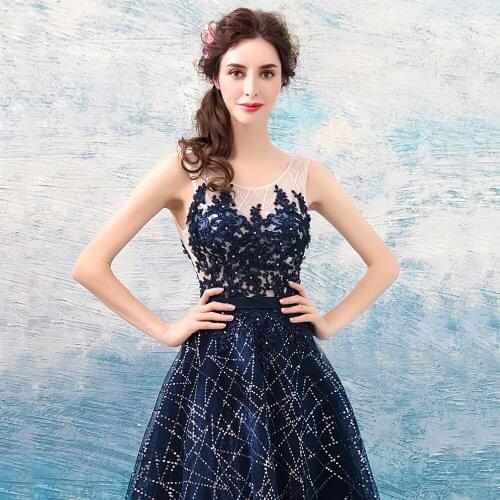 Robe De Soiree Fashion Lace Beading Sexy Backless Long Evening Dresses Bride Banquet Elegant Floor-length Party Prom Dress