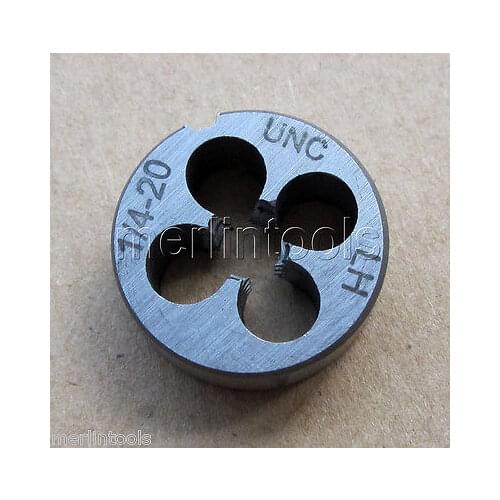 1/4" - 20 Left hand Round Die 1/4 - 20 TPI