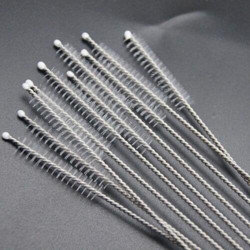 10pcs Nylon Straw Cleaners Cleaning Brush Drinking Pipe Cleaners Stainless Steel Glass CNIM Hot