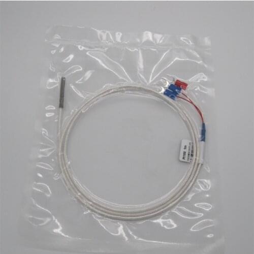 1x Impermeable Pt100 RTD Sensor de Temperatura de Resistencia de Platino de 4mm * 30mm Sonda 1 m $ Number Hilos de Plata Camisa