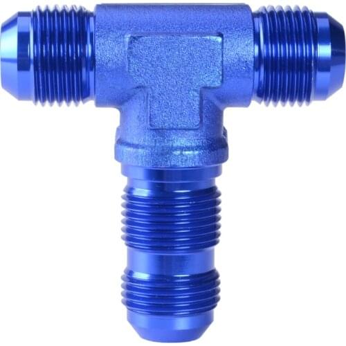 AN -3 -4 -6 -8 -10 -12 AN6 AN 6 6AN Bulkhead T Tee Fitting Adapter On Side Fittings Adapter Connector Connection