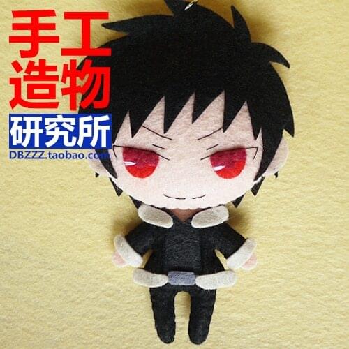 Anime Durarara Izaya Orihara Heiwajima Shizuo DIY Handmade Toy Hanging Plush Hanging Keychain Doll Material Cosplay Prop
