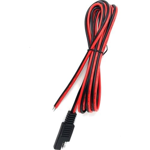 SAE Plug 200CM SAE Power Automotive Extension Cable 18AWG Quick Disconnect Plug for Car Motorcycle Solar Panel Battery Chargers