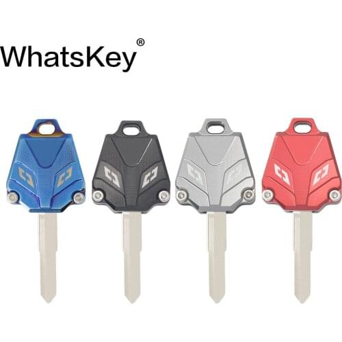WhatsKey For YAMAHA YZF XJ6 XJR1300 FJR1300 MT07 MT09 MT03 TMax R1 R6 FZ6 Motorcycle key cover shell high quality Creative parts