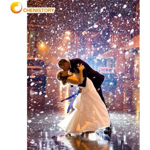 Chenistory Ballet Dancer Figure Painting By Numbers Kits For Adults DIY Gift 40x50cm Framed Living Room Wall Art Craft Drawing