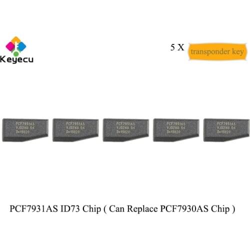 KEYECU 5PCS/Lot PCF7931AS ID73 Chip Can Replace PCF7930AS Chip for Mercedes Benz for BMW