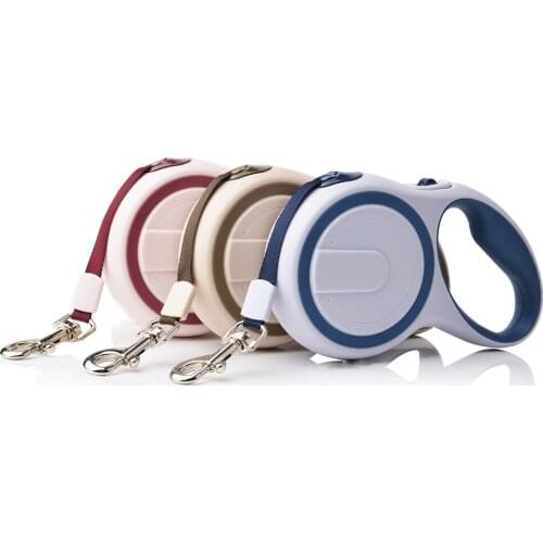 Best Sale 3M 5M Length ABS Material Pet Leash Lead Medium and Small Dog Puppy Retractable Leash