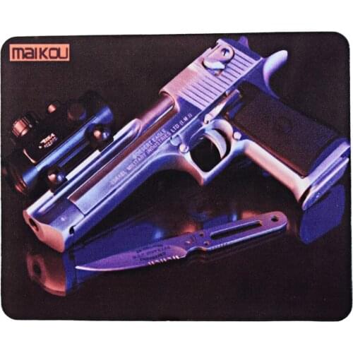 Maikou Universal version 180*220mm Cartoon Gun Pattern Mouse Pad Mat Multi-Colored