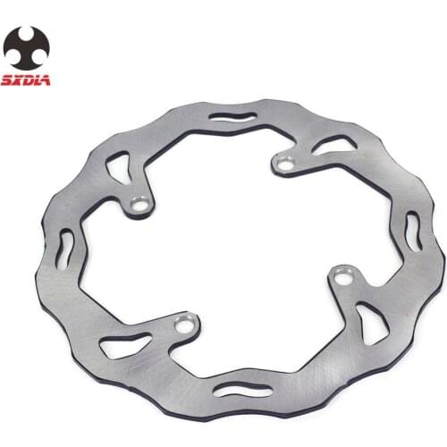 Motorcycle Silver Rear Brake Disc Rotors For Kawasaki KX125 KX250 KX250F KX450F KLX450R KX 125 250 250F 450F KLX 450R