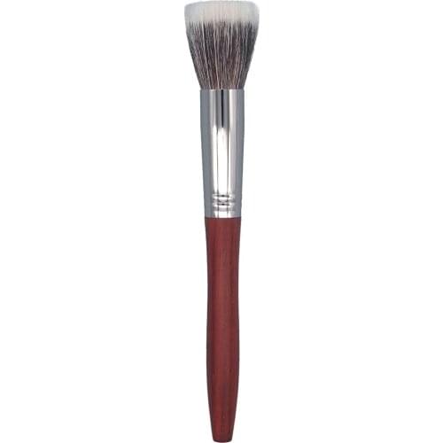 N71 Professional Handmade Makeup Brush Soft Saibikoho Goat Hair Multi-task Stippling Brush Red Sandalwood Handle Make Up Brushes