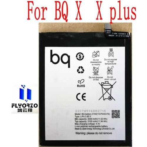 New High Quality 3100mAh BQ battery 3100 Battery For BQ X Xplus Mobile Phone