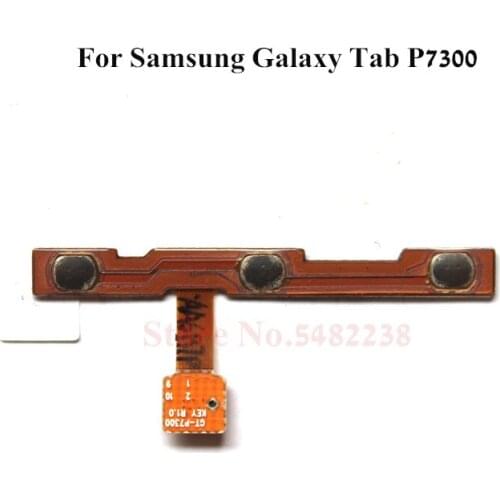Original Power side buttons Flex cable For Samsung Galaxy Tab P7300 ON OFF Volume Audio+- control key FPC Parts