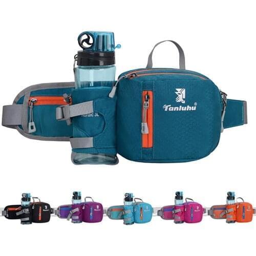 Running Sport Bag Waist Pack Outdoor Marathon Men Women Gym Sport Fitness Water Bottle Waist Pack Riding Cycling Phone Pocket