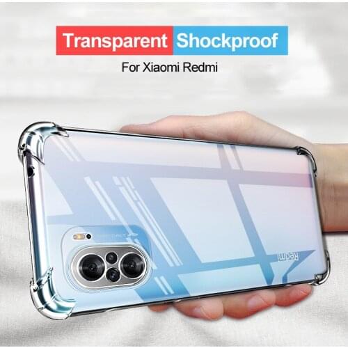 Redmi Note 10 5G K30 K40 Pro Transparent Phone Case For Xiaomi mi 11 Ultra 10T Lite poco M3 X3 Pro NFC Soft Silicone Back Cover