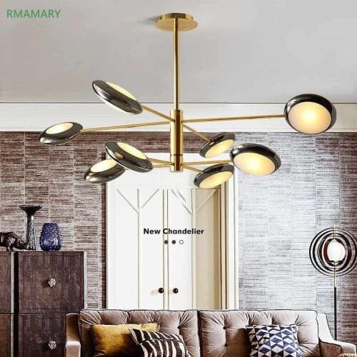 Nordic UFO chandelier study living room minimalist chandelier restaurant molecular lamp personality childrens room LED lights