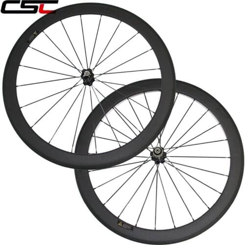 No Outer Holes SAT Super light Carbon Wheelset Clincher Road Bike Wheels Tubeless Compatible With CN 424 Spokes