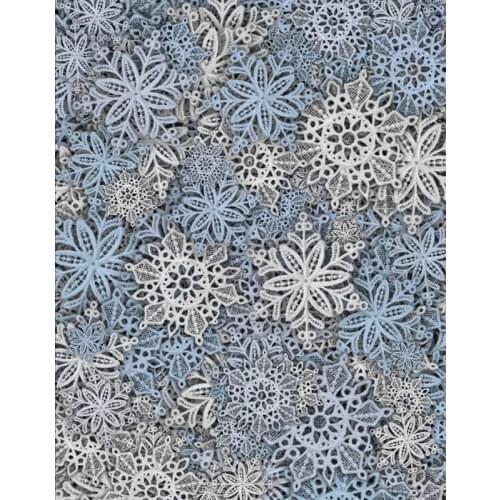 TR Custom vinyl print cloth blue snowflake photography backdrops for wedding kids baby photo studio portrait backgrounds props