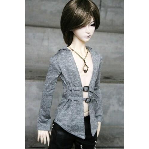 [wamami] 06# Gray Coat/T-Shirt/Outfit 1/4 MSD DZ AOD DOD BJD Dollfie