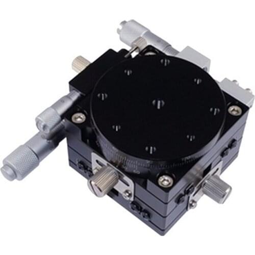 XYR Axis diameter 80mm Knob Micrometer Sliding stage Guide Rail Type Platform Manual Displacement Sliding Table LSP80-L