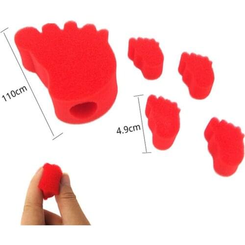 1set Multiplying Sponge Feet to Jumbo Mystery (1 big+4 small) Magic Tricks Appearing Magie Close Up Illusion Gimmick Props Funny