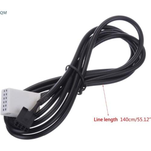 13MF for bmw E60 E61 E63 E64 E87 E90 E70 F25 Car Cable AUX-in USB Socket Switch Cable Harness Wire