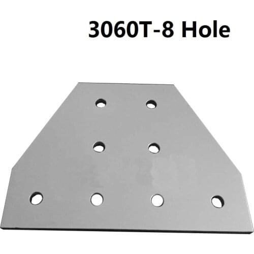 5pcs 3060 30x60 with 8 hole T type 90 Degree Joint Board Plate Corner Angle Bracket Connection for Aluminum Profile