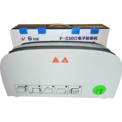 A4 size automatic glue binding machine plastic machine hot melt binding machine for book magazine binding use hot melt film