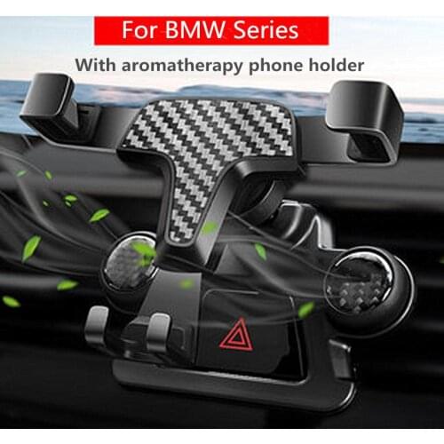 Car Air Vent Outlet Dashboard Mobile Cell Phone Holder Reaction Clip Mount Cradle For BMW 1/3/ 5/6 Series GT X1 X3 X4 X5 X6