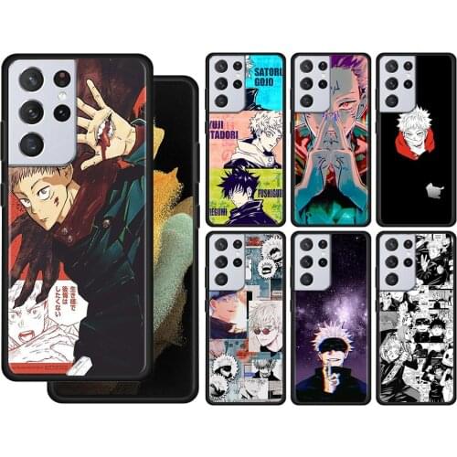Jujutsu Kaisen Anime Case For Samsung Galaxy S21 S20 UltrA S21 S20 FE S10 S9 S8 Plus S7 Edge S10Lite S10e Shell Cover Silicone