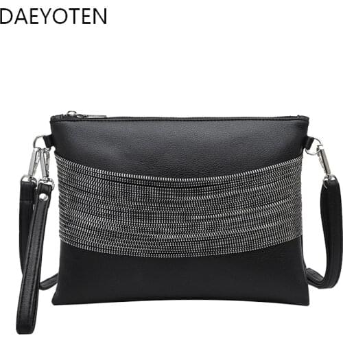 DAEYOTEN Tassel Chain Handbag Top Quality Designer Bag Soft Leather Crossbody Bags for Women Fashionable Purses ZM0926