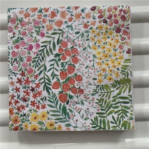 Decoupage table paper napkins elegant tissue vintage towel flower butterfly stamp birthday wedding party home beautiful decor 20