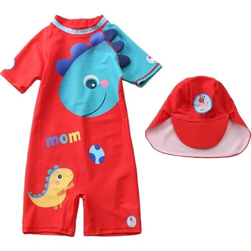 Childrens swimsuit one-piece boy new Japanese and Korean style baby boy blue coconut shark swimsuit baby swimsuit XYY-43