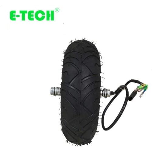 E-tech BLDC 24V/36V/48V 350W/500W/800W 13 inch electric scooter wheel motor