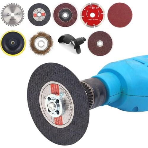 Electric Drill Conversion Angle Grinder Woodworking Saw Blade Cutting Blade Polishing Cutting Machine Accessory Grinding Wheel