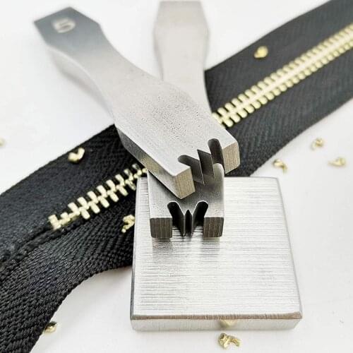 Zipper Tooth Remover Hand-made Leather Tool Drawing, Zipper Tooth Tool Pliers Cutting No. 3/5