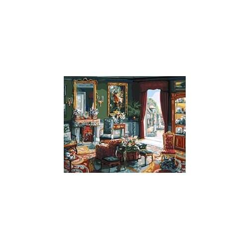 MaHuaf-W023 Women\s charm painting by numbers on canvas wall pictures for living room home decor